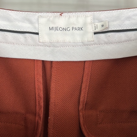 SOLD - Mijeong Park Front Seam Wide Leg Trousers - Picture 4 of 7